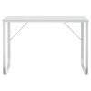 vidaXL Bureau d'ordinateur Blanc 110x60x73 cm Aggloméré