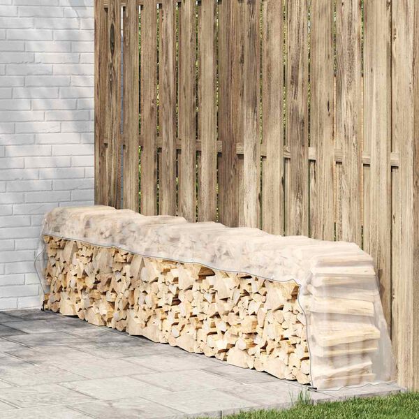 vidaXL B&acirc;che transparente avec &oelig;illets 1x6 m poly&eacute;thyl&egrave;ne