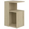 vidaXL Table d'appoint Ch&ecirc;ne sonoma 36x30x56 cm Bois d&rsquo;ing&eacute;nierie