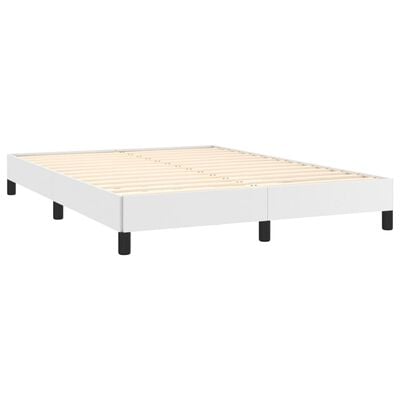 vidaXL Cadre de lit sans matelas blanc 140x200 cm similicuir