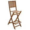 vidaXL Mobilier de bistro 3 pcs Bois d'acacia solide