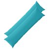 vidaXL Housse de coussin 2 pcs HEERLEN Turquoise 40 x 145 cm Polyester