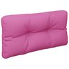 vidaXL Coussin de palette rose 70x40x12 cm tissu
