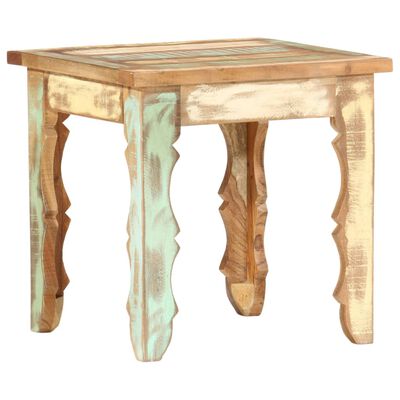 vidaXL Table basse 40x40x40 cm Bois de récupération solide