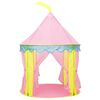 vidaXL Tente de jeu pour enfants avec 250 balles Rose 100x100x127 cm