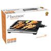 Bestron Gril barbecue de table ABBQ2000S 2000 W Inox