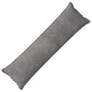 vidaXL Coussin HOUTEN Gris clair 40 x 145 cm Fleece en microfibre