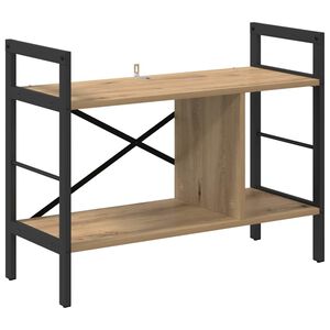 vidaXL &Eacute;tag&egrave;re 3 niveaux 75 x 30 x 58,5 cm Bois d'ing&eacute;nierie