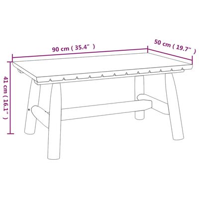 vidaXL Ensemble de salon de jardin 5 pcs bois massif d'épicéa