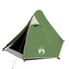 vidaXL Tente de camping &agrave; d&ocirc;me 2 personne vert imperm&eacute;able