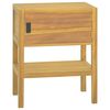 vidaXL Armoire de salle de bain 60x40x75 cm Bois de teck solide