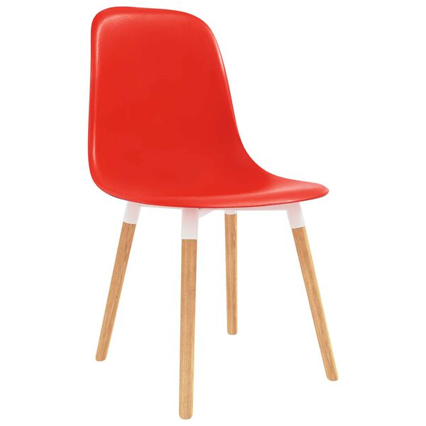 vidaXL Chaises de salle &agrave; manger 6 pcs Rouge 47 x 50,5 x 83 cm