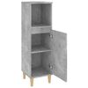 vidaXL Armoire de salle de bain gris béton 30x30x100 cm