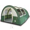 vidaXL Tente de camping tunnel 4 personnes vert imperm&eacute;able
