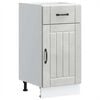 vidaXL Armoire de cuisine Lucca gris b&eacute;ton bois ing&eacute;nierie