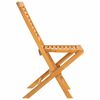 vidaXL Chaises de jardin pliantes lot de 6 47x63x90cm bois massif teck