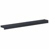 vidaXL Appui de fen&ecirc;tre Anthracite avec grain de bois 60 x 10 x 4,5 cm