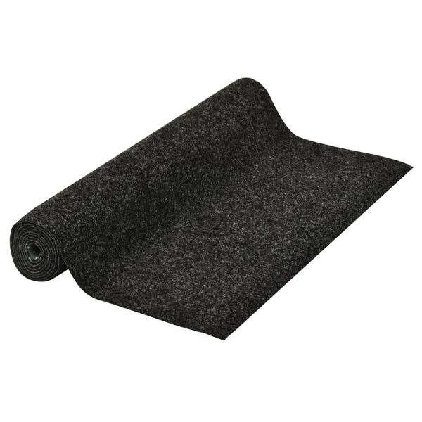 vidaXL Gazon artificiel avec picots 4x1,33 m Anthracite