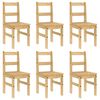 vidaXL Ensemble à manger Panama 7 pcs bois de pin massif