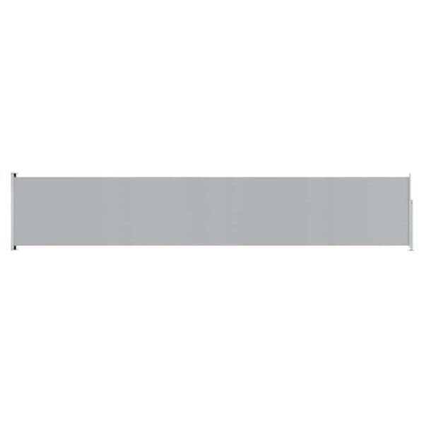 vidaXL Auvent latéral rétractable de patio 117x600 cm Gris