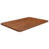 vidaXL Comptoir de salle de bain Marron fonc&eacute; 60x40x1,5 cm Bois trait&eacute;