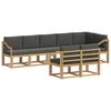 vidaXL Ensemble de canap&eacute;s d'ext&eacute;rieur 8 pcs Blanc et anthracite