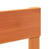 vidaXL Cadre de lit sans matelas cire marron 140x190cm bois pin massif