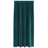 vidaXL Rideaux occultants 2 pcs Vert foncé 140 x 175 cm Velours