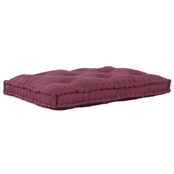 vidaXL Coussin de canap&eacute; Marron 120 x 80 x 12 cm tissu