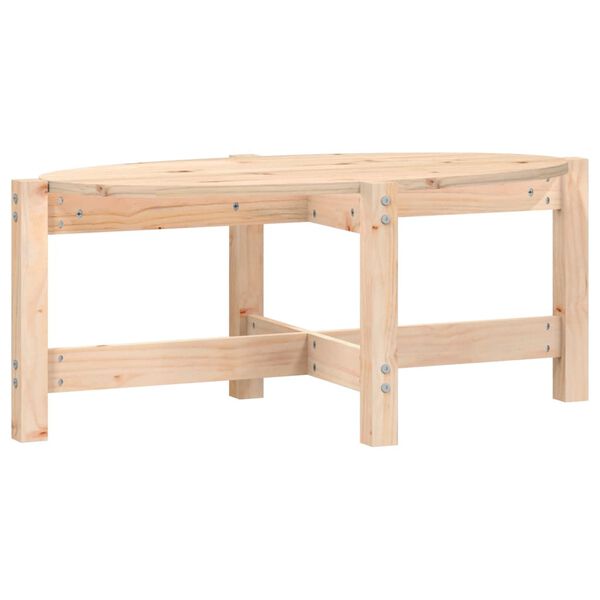 vidaXL Table basse 87x48x35 cm Bois massif de pin