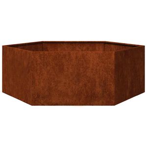 vidaXL Jardini&egrave;re Rouill&eacute; 138x120x45 cm Acier corten