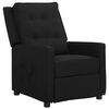 vidaXL Fauteuil Noir Tissu
