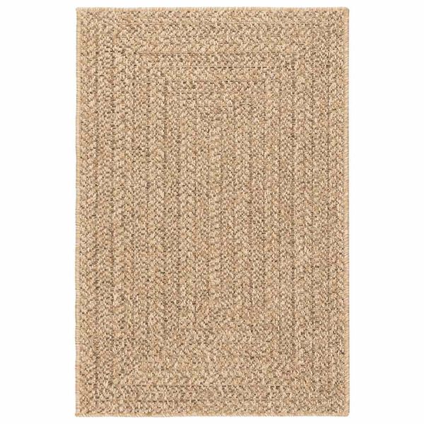 vidaXL Tapis ZIZUR beige 140x200 cm aspect de jute int&eacute;rieur ext&eacute;rieur