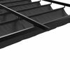 vidaXL Gazebo mural Anthracite Acier
