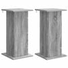 vidaXL Support de Plante 2 pi&egrave;ces Sonoma gris 30,5 x 30 x 60,5 cm