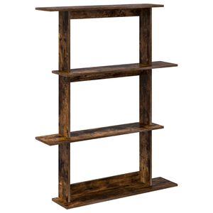 vidaXL &Eacute;tag&egrave;re murale Marron 100 x 20 x 126 cm Bois d'ing&eacute;nierie