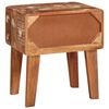 vidaXL Table d'appoint Marron 40 x 32 x 46 cm Bois Recycl&eacute; Solide
