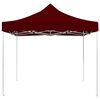 vidaXL Tente de réception pliable Aluminium 3 x 3 m Bordeaux