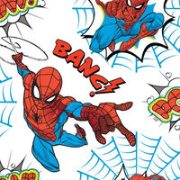 Noordwand Papier peint Kids @ Home Spiderman Pow Blanc