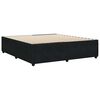 vidaXL Cadre de lit sans matelas noir 180x200 cm velours