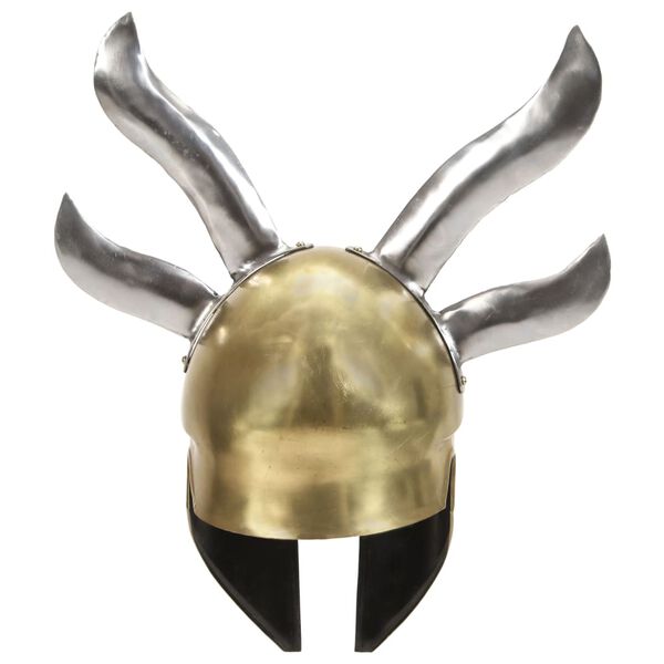 vidaXL Casque de guerrier grec antique pour GN Laiton Acier
