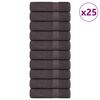 vidaXL Serviettes de bain FROGN 25 pcs anthracite 100x150 cm 360 g/m&sup2;