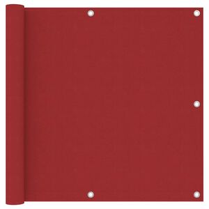 vidaXL &Eacute;cran de balcon Rouge 90x400 cm Tissu Oxford