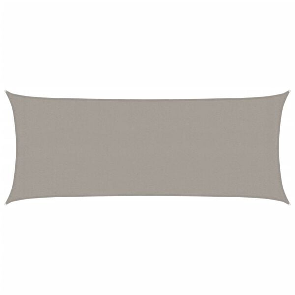 vidaXL Voile d'ombrage 160 g/m&sup2; rectangulaire gris clair 2x4,5 m PEHD
