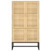 vidaXL Buffet haut 70x35x125 cm bois d'ing&eacute;nierie
