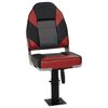 vidaXL Ensemble de si&egrave;ges de bateau pliables lot de 2 dossier haut