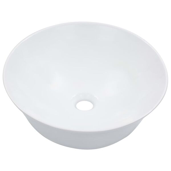 vidaXL Lavabo 41x12,5 cm Céramique Blanc