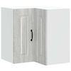 vidaXL Armoire murale d'angle de cuisine Kalmar sonoma gris