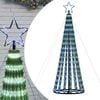 vidaXL Sapin de No&euml;l &agrave; LED 275 LED bleu 180 cm