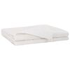 vidaXL Couverture Pond&eacute;r&eacute;e Blanc 200 x 230 cm 9 kg 100% Coton 205T
